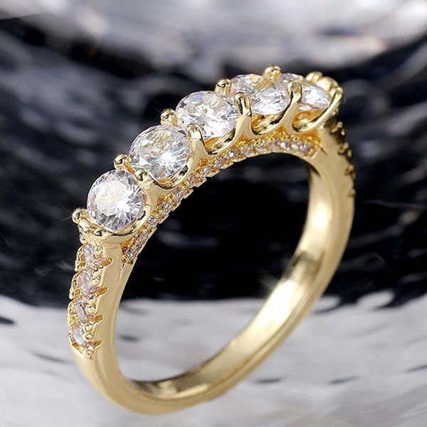 wedding rings classic female white round zircon ring dainty yellow gold color for women luxury stone engagement, Slivery;golden
wedding rings classic female white round zircon ring dainty yellow gold color for women luxury stone engagement, Slivery;golden