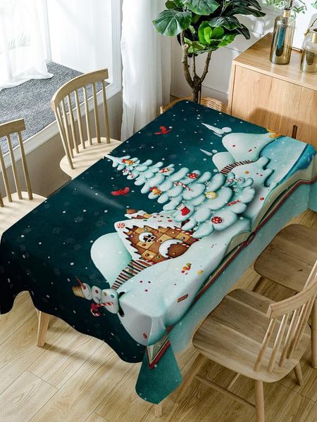 table cloth european style polyester tablecloth color christmas tree pattern dustproof washable year party wedding manteles
table cloth european style polyester tablecloth color christmas tree pattern dustproof washable year party wedding manteles