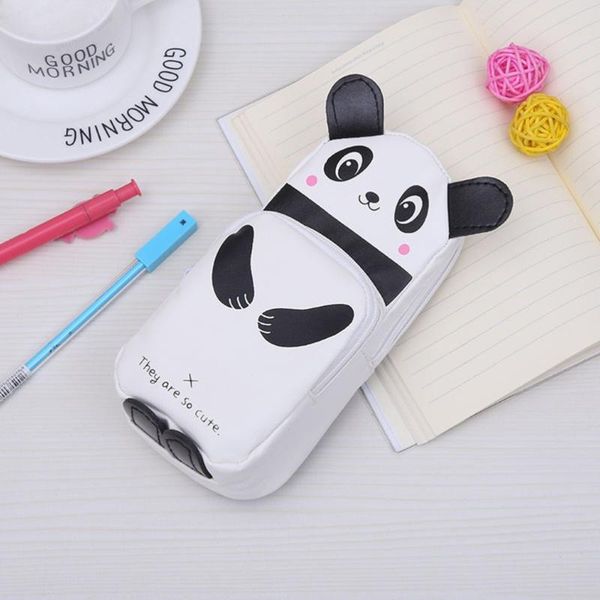 cartoon animal pencil case student small pen bag pu storage stationery for girl kid child (black white panda) bags
cartoon animal pencil case student small pen bag pu storage stationery for girl kid child (black white panda) bags