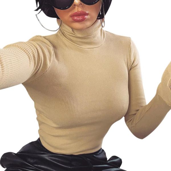 women's blouses & shirts fashion women ladies autumn winter long sleeve turtleneck female split cuffs solid slim black khaki, White
women's blouses & shirts fashion women ladies autumn winter long sleeve turtleneck female split cuffs solid slim black khaki, White