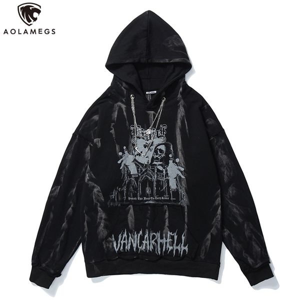 aolamegs men hip hop hoodie sweatshirt gothic horror skull print punk chain high street hipster baggy hooded pullover streetwear 210728, Black
aolamegs men hip hop hoodie sweatshirt gothic horror skull print punk chain high street hipster baggy hooded pullover streetwear 210728, Black