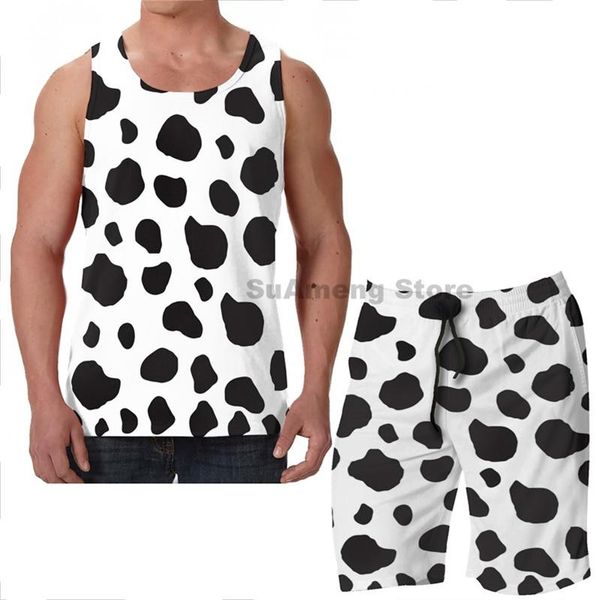 men's tracksuits summer funny print men tank women animal (cow print) cow spots white black beach shorts sets fitness vest, Gray
men's tracksuits summer funny print men tank women animal (cow print) cow spots white black beach shorts sets fitness vest, Gray