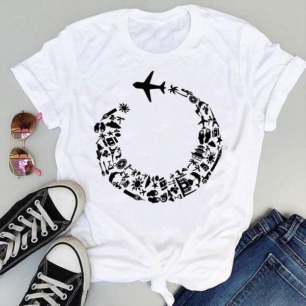 cartoon travel love cute womens t shirts 90s trend short sleeve graphic summer fashion print female clothes tees shirt, White
cartoon travel love cute womens t shirts 90s trend short sleeve graphic summer fashion print female clothes tees shirt, White