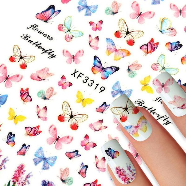butterfly nails art manicure shiny holographic self-adhesive nail stickers decals foil tips decoration1, Black
butterfly nails art manicure shiny holographic self-adhesive nail stickers decals foil tips decoration1, Black