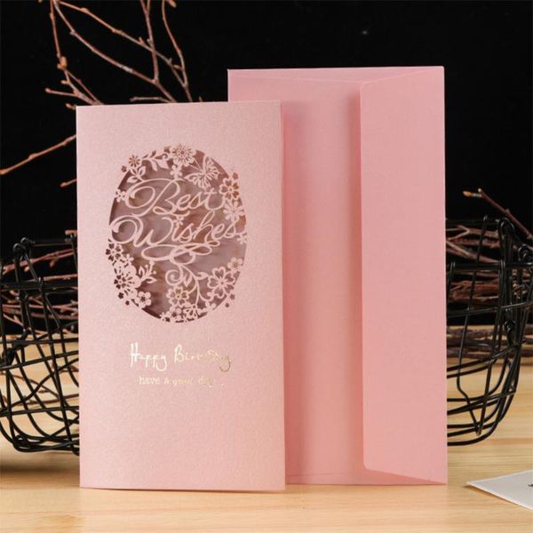 greeting cards 2 pcs/pack cut bronzing birthday blessing baby shower invitation with flower hollow favors cardstock
greeting cards 2 pcs/pack cut bronzing birthday blessing baby shower invitation with flower hollow favors cardstock