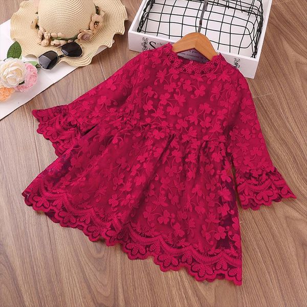 spring red kids girls girl dress fashion long sleeves solid butterfly embroidery princess autumn clothes, Red;yellow
spring red kids girls girl dress fashion long sleeves solid butterfly embroidery princess autumn clothes, Red;yellow