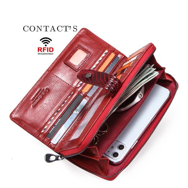 wallet black angel rfid anti theft brush leather lady purse multi function long buckle women's handbag, Red;black
wallet black angel rfid anti theft brush leather lady purse multi function long buckle women's handbag, Red;black