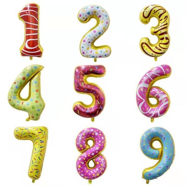 party decoration 1pc 32inch cartoon donut ice cream digital modeling birthday anniversary candy aluminum film balloon
party decoration 1pc 32inch cartoon donut ice cream digital modeling birthday anniversary candy aluminum film balloon