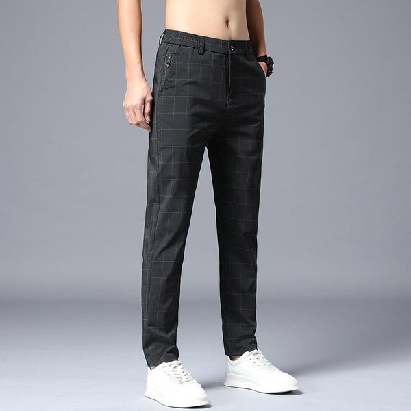 men's pants casual loose straight tube fashion brand spring and summer thin slim fit trousers autumn, Black
men's pants casual loose straight tube fashion brand spring and summer thin slim fit trousers autumn, Black