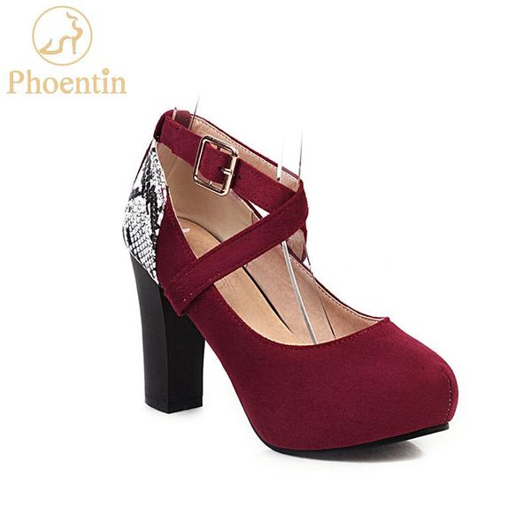 dress shoes phoentin cross tied women's heels wine red female snake printed patckwork platform buckle black plus size ft876
dress shoes phoentin cross tied women's heels wine red female snake printed patckwork platform buckle black plus size ft876