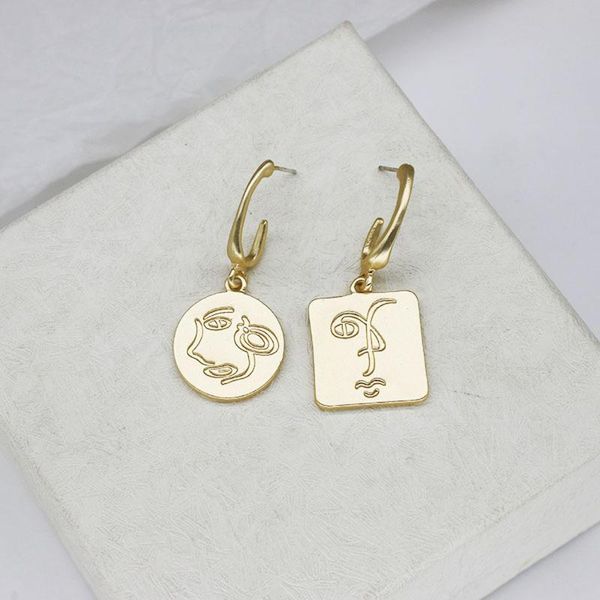 stud punk rock temperamental goddess earrings exaggerated geometry asymmetry mist side jewelry gifts, Golden;silver
stud punk rock temperamental goddess earrings exaggerated geometry asymmetry mist side jewelry gifts, Golden;silver