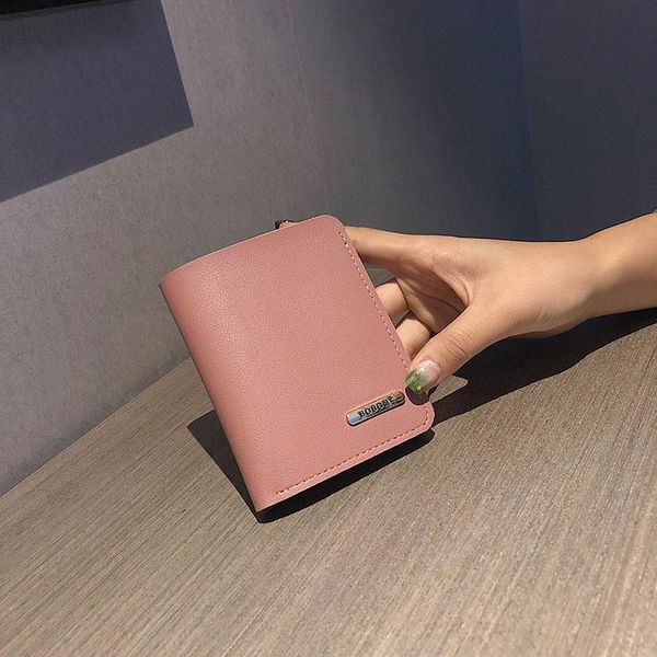 wallets jiulin 2021 korean version of the short wallet ins personality fashion simple women's wallet., Red;black
wallets jiulin 2021 korean version of the short wallet ins personality fashion simple women's wallet., Red;black