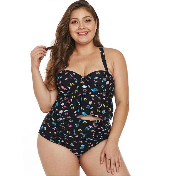 one-piece suits womens high waist plus size bikini set two piece swimsuit black peplum tankini swimwear floral bathing suit m l xl xxl xxxl
one-piece suits womens high waist plus size bikini set two piece swimsuit black peplum tankini swimwear floral bathing suit m l xl xxl xxxl
