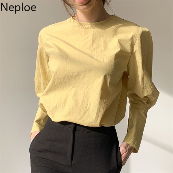 chic simple blouse women spring arrival o neck puff sleeve ladies blusa loose casual female shirt 49807 210422, White
chic simple blouse women spring arrival o neck puff sleeve ladies blusa loose casual female shirt 49807 210422, White