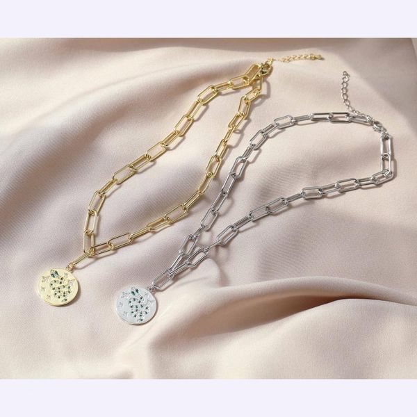 chains hecheng, round charm snake necklace,women vintage gold chunky chain necklace,18k plated jewelry, Silver
chains hecheng, round charm snake necklace,women vintage gold chunky chain necklace,18k plated jewelry, Silver