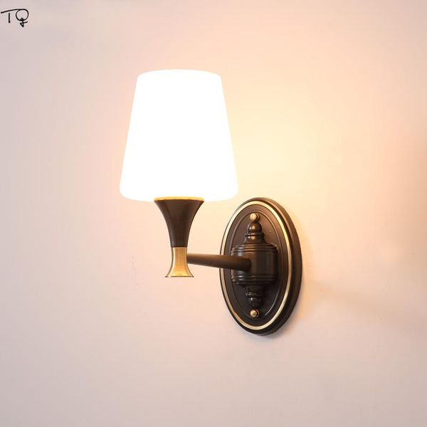 wall lamp american style e27 led copper bedroom bedside living room modern concise background stairway corridor decoration home
wall lamp american style e27 led copper bedroom bedside living room modern concise background stairway corridor decoration home