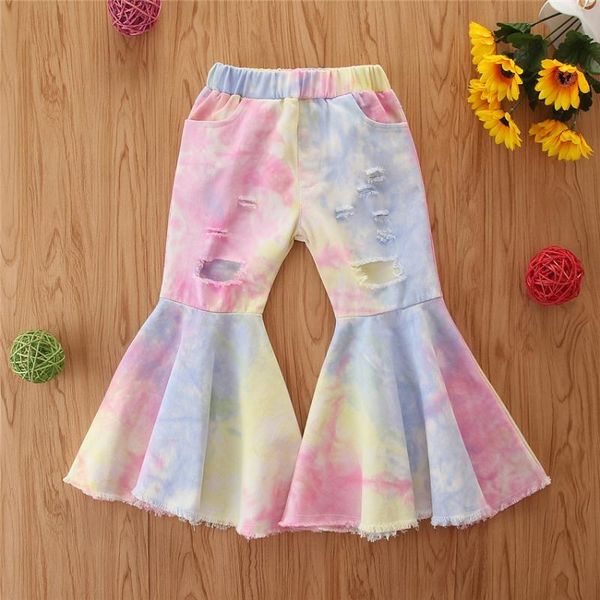 autumn winter fashion children baby girls flare pants tie-dye print denim elastic high waist hole casual trousers jeans, Blue
autumn winter fashion children baby girls flare pants tie-dye print denim elastic high waist hole casual trousers jeans, Blue