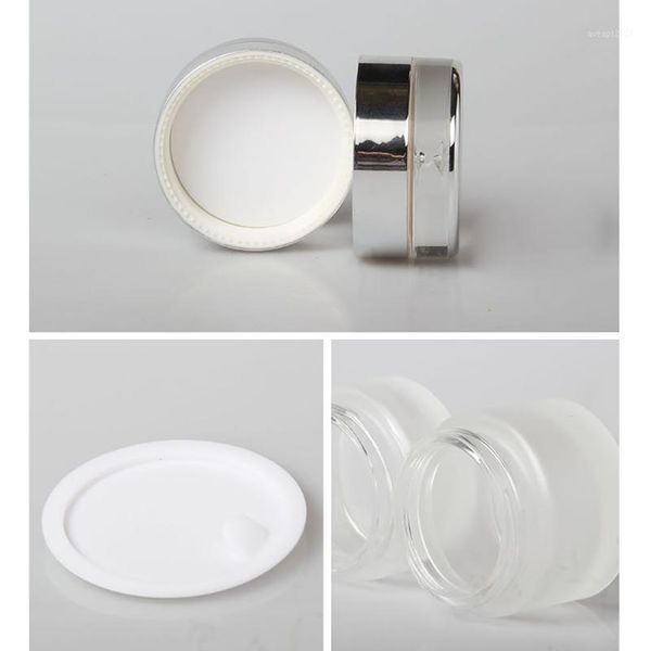 storage bottles & jars 50ml frosted glass jar with gold/silver lids,mask cream container
storage bottles & jars 50ml frosted glass jar with gold/silver lids,mask cream container