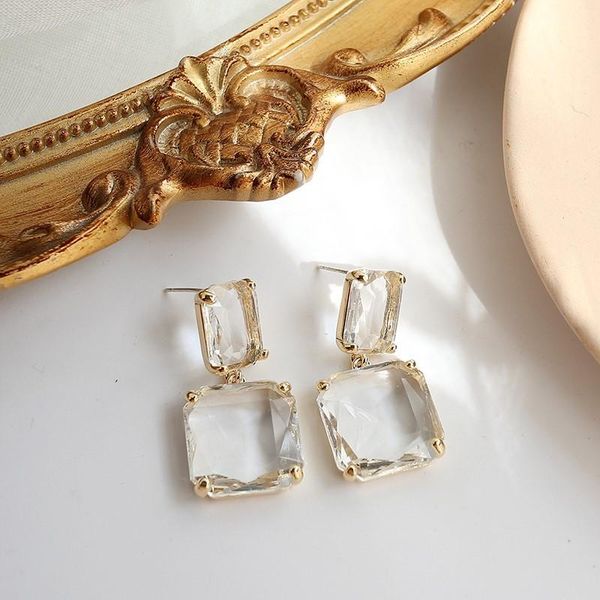 dangle & chandelier 2021 women's earrings delicate lucency geometry square for women bijoux korean boucle girl gift jewelry wholesale, Silver
dangle & chandelier 2021 women's earrings delicate lucency geometry square for women bijoux korean boucle girl gift jewelry wholesale, Silver