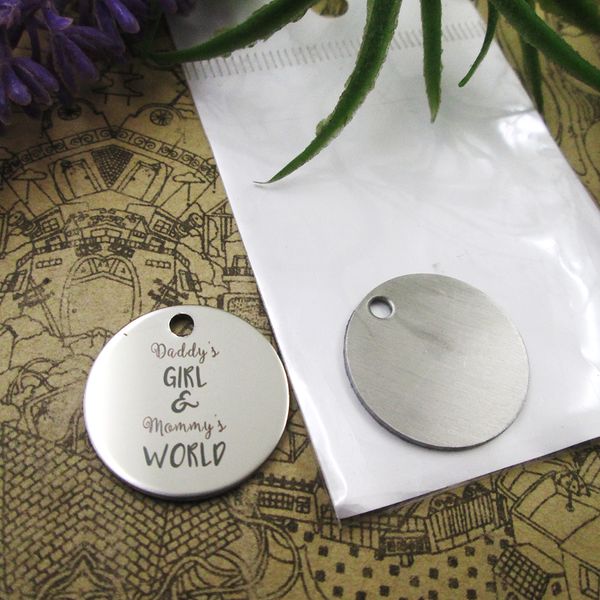 40pcs--stainless steel charms"daddy's girl and mommy's world" more style choosing diy pendants fo necklace, Bronze;silver
40pcs--stainless steel charms"daddy's girl and mommy's world" more style choosing diy pendants fo necklace, Bronze;silver