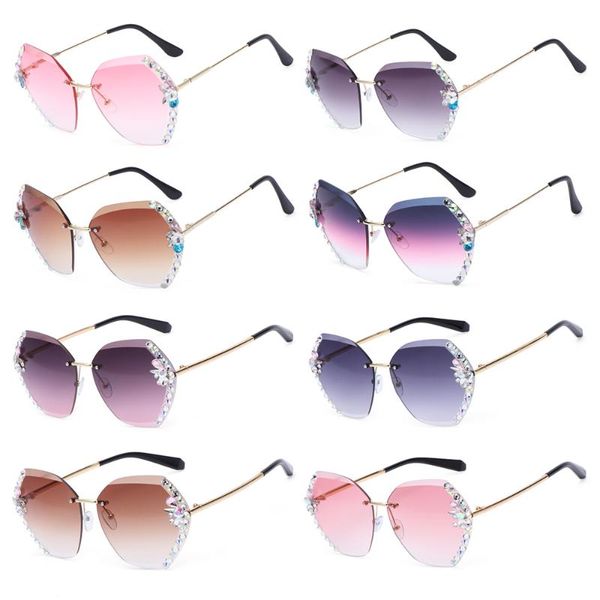 sunglasses fashion vintage rimless rhinestone sunglasses, women retro cutting lens gradient sun glasses female eyewear uv400, White;black
sunglasses fashion vintage rimless rhinestone sunglasses, women retro cutting lens gradient sun glasses female eyewear uv400, White;black