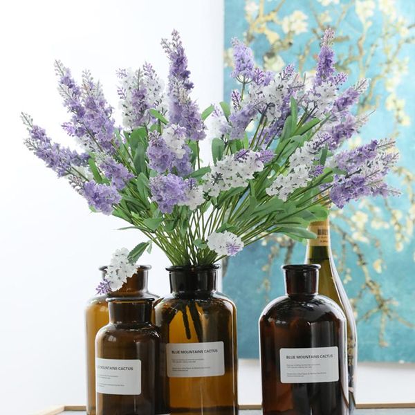 decorative flowers & wreaths 7 heads silk artificial lavender real touch wreath fake flower for wedding valentines day gift home decoration
decorative flowers & wreaths 7 heads silk artificial lavender real touch wreath fake flower for wedding valentines day gift home decoration