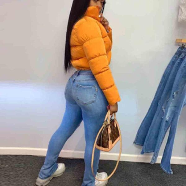 solid women coat 2021 body-shaped chilly parkas autumn winter zipper pocket cotton-padded thick jacket female outfits women's hoodies &, Black
solid women coat 2021 body-shaped chilly parkas autumn winter zipper pocket cotton-padded thick jacket female outfits women's hoodies &, Black