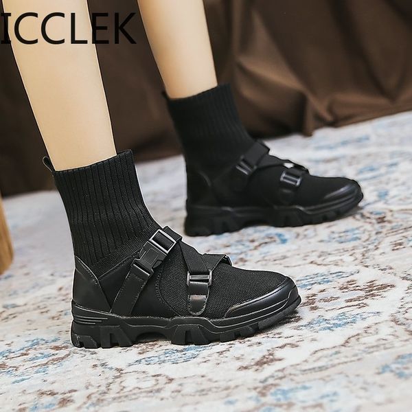ankle boots women shoes woman fashion flat bottom breathable stretch socks autumn new ladies 210428, Black
ankle boots women shoes woman fashion flat bottom breathable stretch socks autumn new ladies 210428, Black