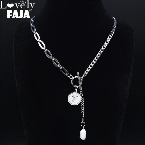 pendant necklaces hip hop pearl stainless steel r letter necklace chain women/men silver color tassel charms jewery colgante nxs02
pendant necklaces hip hop pearl stainless steel r letter necklace chain women/men silver color tassel charms jewery colgante nxs02