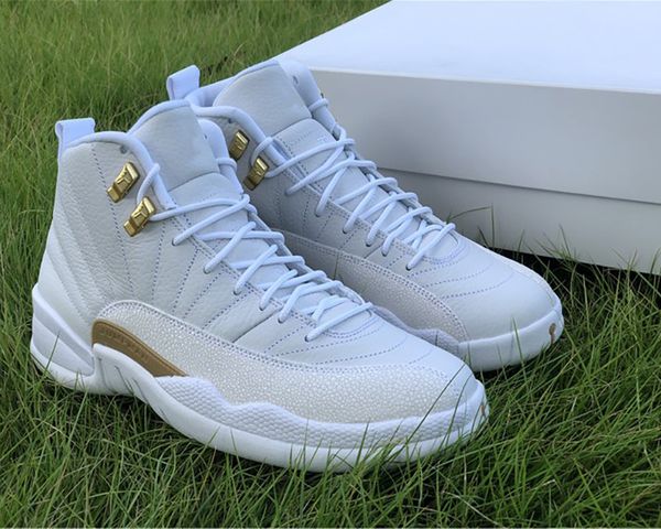 mens authentic 12 12s basketball shoes ovo"white"trainers real carbon fiber luxury designer twist university gold buckle jumpman 2
mens authentic 12 12s basketball shoes ovo"white"trainers real carbon fiber luxury designer twist university gold buckle jumpman 2