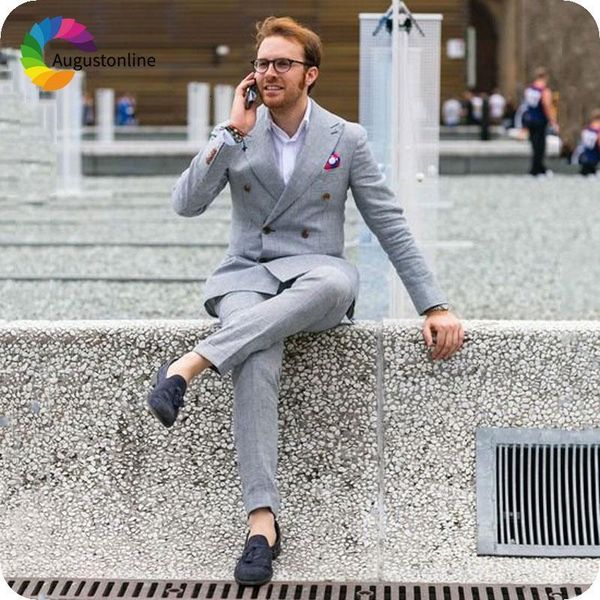 men's suits & blazers summer light blue men double breasted slim fit ivory male blazer 2piece prom wear casual jacket pants costume hom, White;black
men's suits & blazers summer light blue men double breasted slim fit ivory male blazer 2piece prom wear casual jacket pants costume hom, White;black