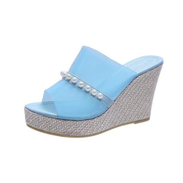 wedge shoes women's high-heeled sandals platform beaded summer 2021 large size 35-42 slippers ladies, Black
wedge shoes women's high-heeled sandals platform beaded summer 2021 large size 35-42 slippers ladies, Black