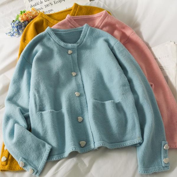 women's knits & tees sweaters long sleeve cardigans for women plus size sweater woman crop cardigan casual korean style pocket 2022, White
women's knits & tees sweaters long sleeve cardigans for women plus size sweater woman crop cardigan casual korean style pocket 2022, White