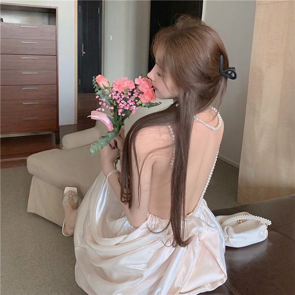 casual dresses hong kong style bow design niche outdoor wear girl backless temperament camisole female summer beach rsl1, Black;gray
casual dresses hong kong style bow design niche outdoor wear girl backless temperament camisole female summer beach rsl1, Black;gray