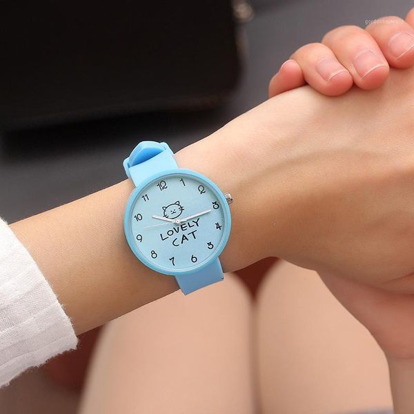 wristwatches drop cartoon lovely cat quartz watches silicone strap student clock girl watch for children kid gift relogio feminino, Slivery;brown
wristwatches drop cartoon lovely cat quartz watches silicone strap student clock girl watch for children kid gift relogio feminino, Slivery;brown