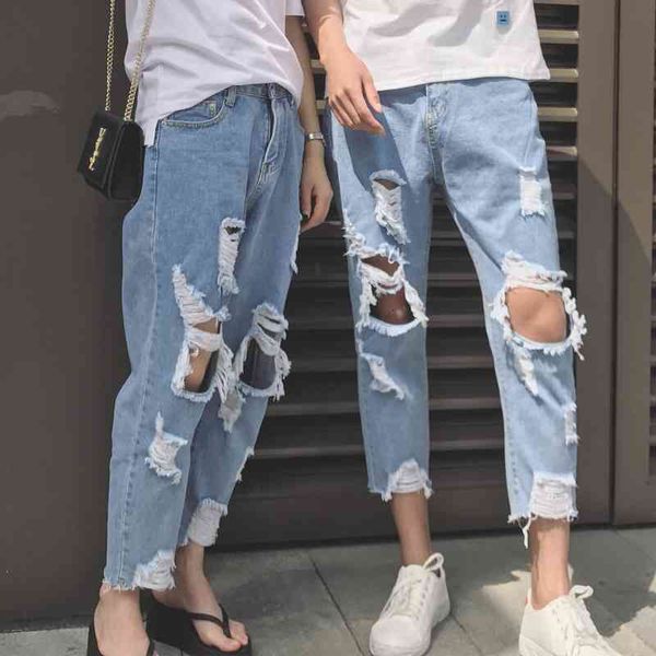 men's jeans wholesale ripped hole jeans men loose distressed cargo straight foot beggar dance teenagers ankle length, Blue
men's jeans wholesale ripped hole jeans men loose distressed cargo straight foot beggar dance teenagers ankle length, Blue