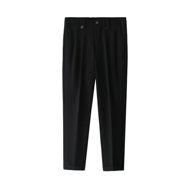 men's suits & blazers autumn winter woolen business dress pants men elastic waist streetwear casual trousers formal social suit costume, White;black
men's suits & blazers autumn winter woolen business dress pants men elastic waist streetwear casual trousers formal social suit costume, White;black