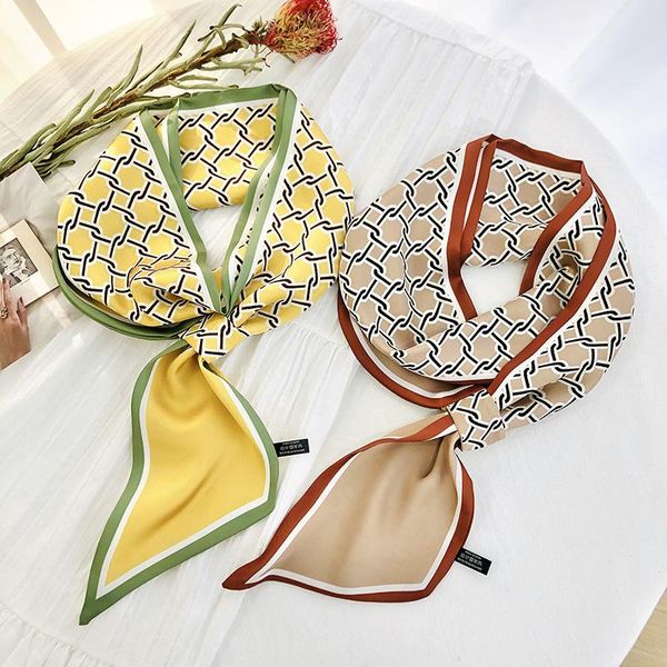 scarves 2021 silk scarf women shawl wrap printed square female small scarfs bandana hijab foulard, Blue;gray
scarves 2021 silk scarf women shawl wrap printed square female small scarfs bandana hijab foulard, Blue;gray