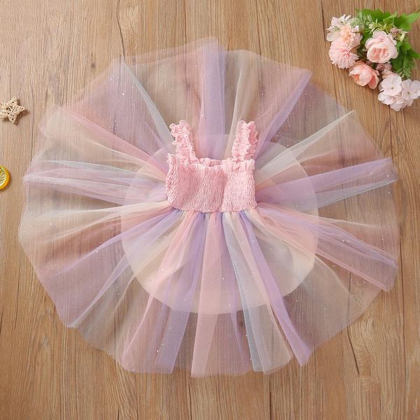 girl's dresses princess party kids for baby girls lovely summer children rainbow mesh splicing sleeveless suspender baptism dress, Red;yellow
girl's dresses princess party kids for baby girls lovely summer children rainbow mesh splicing sleeveless suspender baptism dress, Red;yellow