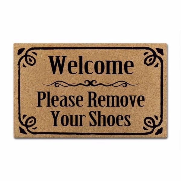 flannel doormat for entrance door floor mat welcome please remove your shoes non-slip carpets
flannel doormat for entrance door floor mat welcome please remove your shoes non-slip carpets