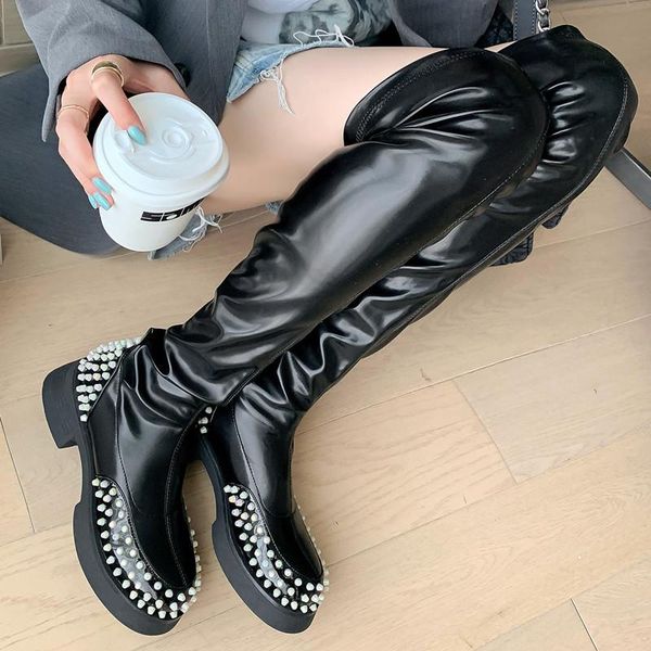 boots verconas fashion woman over the knee autumn winter warm cow leather basic party office prom night club shoes, Black
boots verconas fashion woman over the knee autumn winter warm cow leather basic party office prom night club shoes, Black