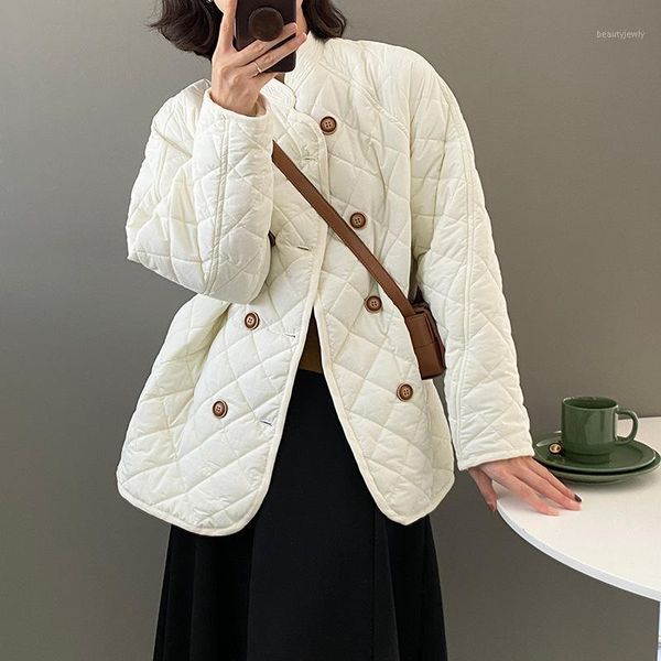 women's down & parkas winter coat women thin warm double breasted argyle puffer jacket plus size female 2021 casual ladies outwear, Black
women's down & parkas winter coat women thin warm double breasted argyle puffer jacket plus size female 2021 casual ladies outwear, Black