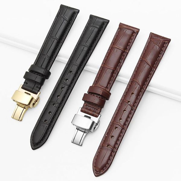 watch bands genuine leather strap from 12 to 24mm universal with butterfly buckle and steel buckle, bracelet tool 16 18 20mm, Black;brown
watch bands genuine leather strap from 12 to 24mm universal with butterfly buckle and steel buckle, bracelet tool 16 18 20mm, Black;brown