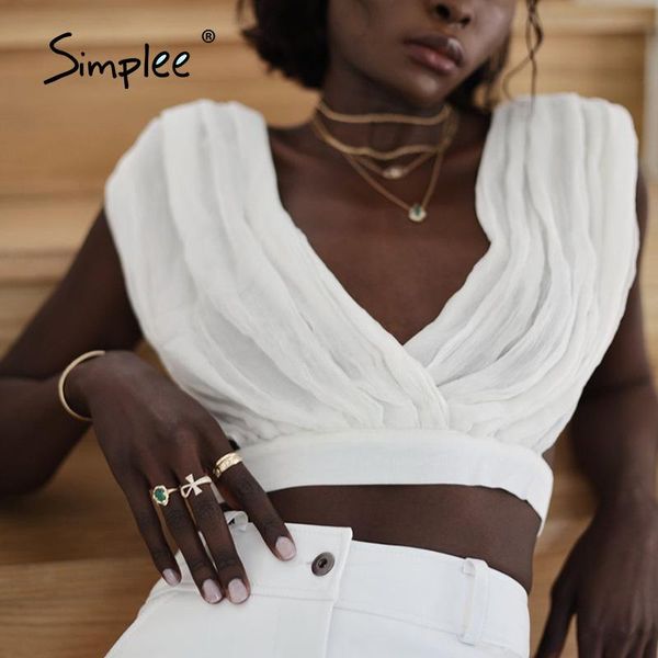 women's tanks & camis simplee deep v-neck women party crop summer fold solid white lady hollow out fashion high street outfit
women's tanks & camis simplee deep v-neck women party crop summer fold solid white lady hollow out fashion high street outfit