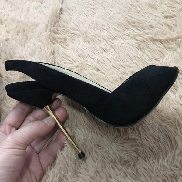 dress shoes black suede pumps high heel bridals party women summer peep toe sling back stiletto fish mouth 11cm heels
dress shoes black suede pumps high heel bridals party women summer peep toe sling back stiletto fish mouth 11cm heels