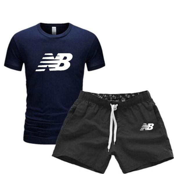 men's tracksuits 2021 summer fashion brand t-shirt set 2 piece sportswear running sport short sleeve + shorts nb, Gray
men's tracksuits 2021 summer fashion brand t-shirt set 2 piece sportswear running sport short sleeve + shorts nb, Gray