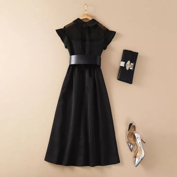 dresses vestidos de fiesta summer party club women turn-down collar tulle mesh patchwork short sleeve mid-calf black, Black;gray
dresses vestidos de fiesta summer party club women turn-down collar tulle mesh patchwork short sleeve mid-calf black, Black;gray