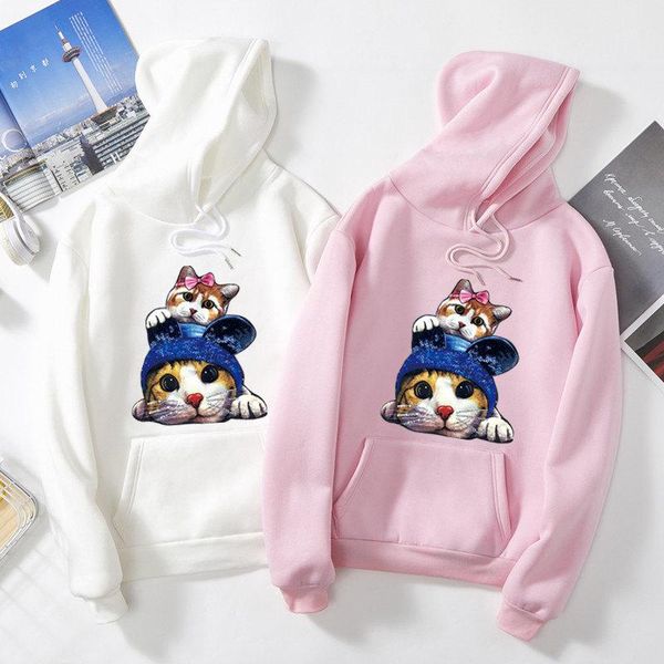women's hoodies & sweatshirts s6544 fashion harajuku winter hoodie women loose korean style sweatshirt autumn streetwear cat printting, Black
women's hoodies & sweatshirts s6544 fashion harajuku winter hoodie women loose korean style sweatshirt autumn streetwear cat printting, Black
