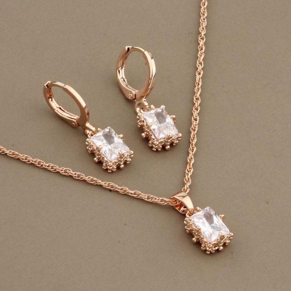 earrings & necklace 2021 trend jewelry sets square natural zircon and pendant 585 rose gold metal small cute wedding gift, Silver
earrings & necklace 2021 trend jewelry sets square natural zircon and pendant 585 rose gold metal small cute wedding gift, Silver