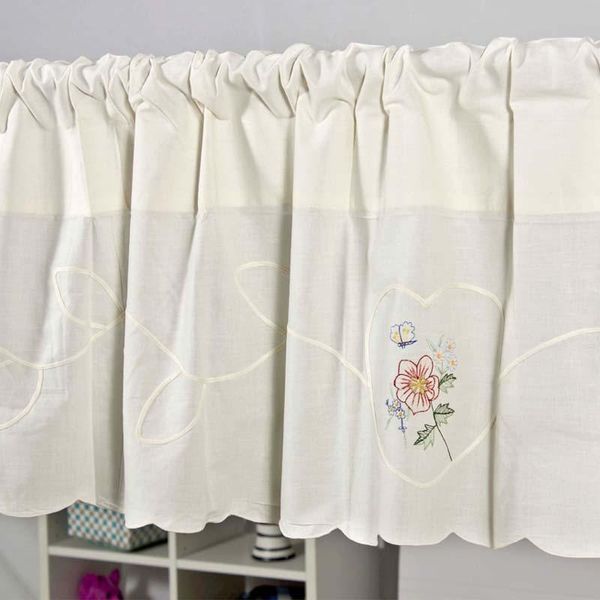 curtain & drapes embroidered cotton lace pastoral coffee short kitchen curtains for living room bedroom 200*45cm
curtain & drapes embroidered cotton lace pastoral coffee short kitchen curtains for living room bedroom 200*45cm